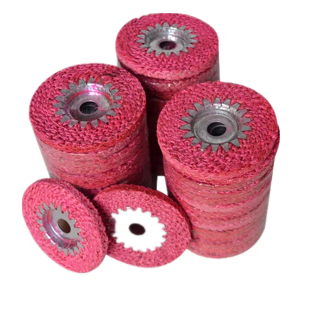 spiral treated wide sisal wheel to aluminium alloy band tape