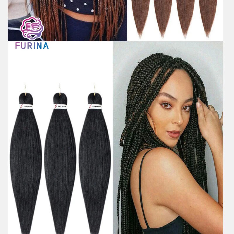 High quality materials crochet synthetic dreadlocks hair braids synthetic hair for braids EZ braiding hair for women