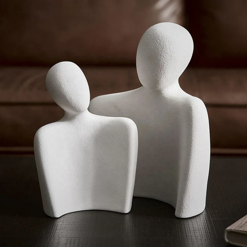 Wholesale Love Creative Crafts Sculpture Wedding Decorations & Gifts Desktop Ceramic Home Decoration Ornaments