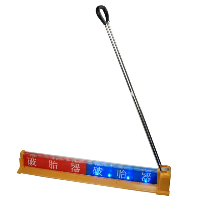 Portable Barricade  Road Safety Police Duty  Traffic Roadblock Spike Tire Puncture Roadblock