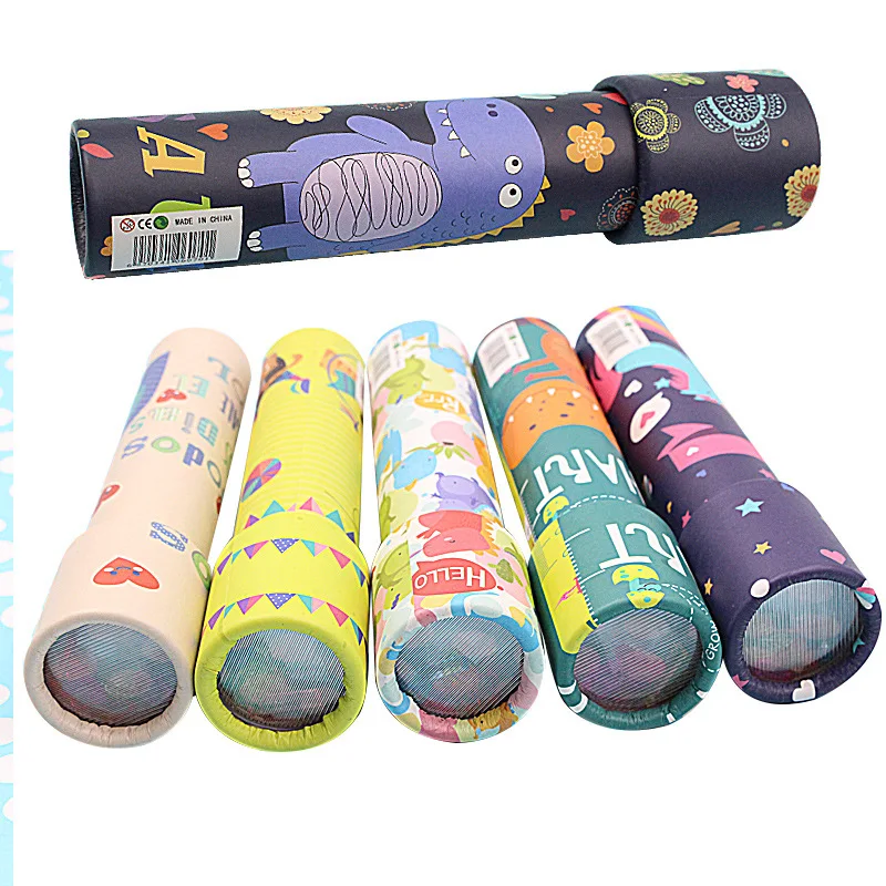 Educational Toys  Magic Telescope Toy  Paper Mini Kaleidoscope Custom Promotional Gifts