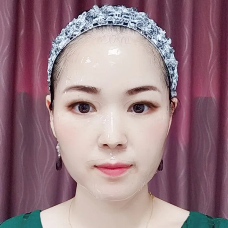 OEM Korean Collagen Rubber Crystal Clear Jelly Seaweed Gel Face Facial Mask Moisturizing Beauty Care
