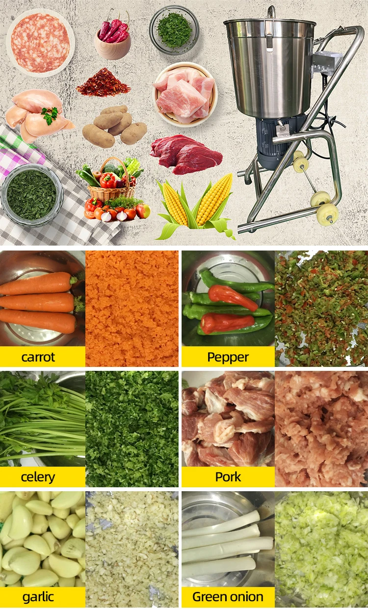 Commercial Electric Large cutter stainless steel vegetable cutter food cutter machine