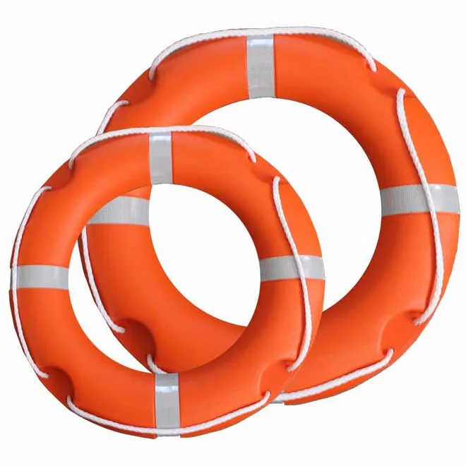 Factory wholesale water park Circle Swim Pool Marine Orange Lifeguard Rescue Lifebuoy Rings For Swimming