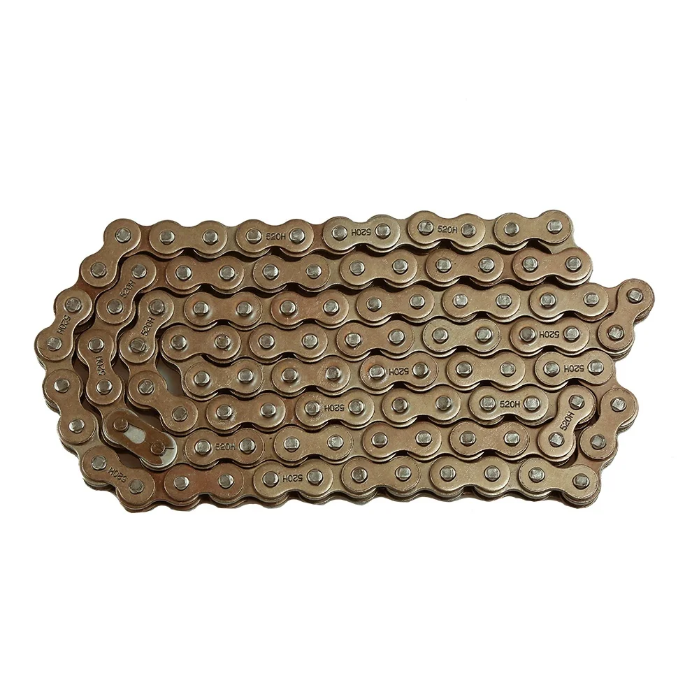 Motorcycle parts heat treatment reinforced motorcycle chain 428h 128l