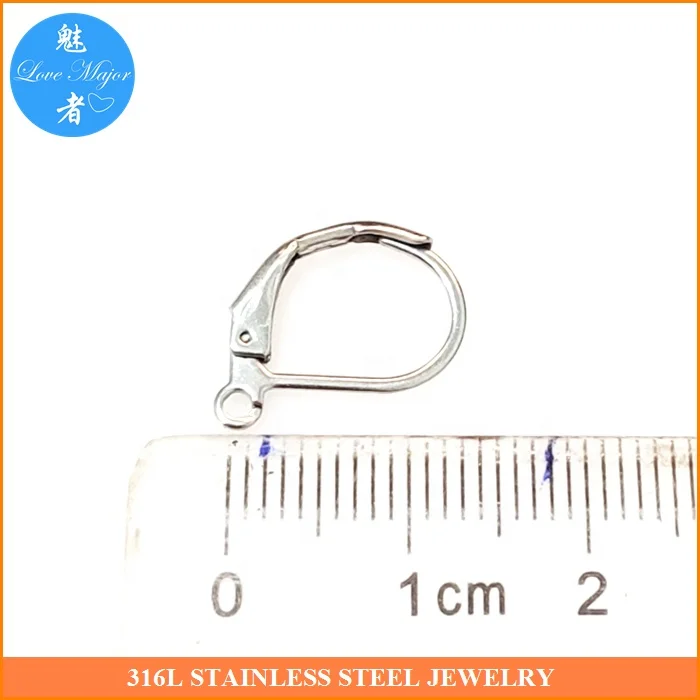 Gold Plated Classic French Clasp Earrings Hook Jewelry Findings and Components Stainless Steel Jewelry Making