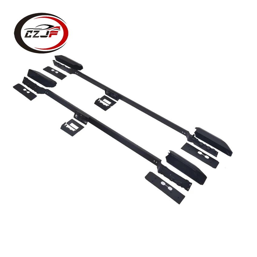 CZJF Durable Black Silver Roof Rack Aluminum Alloy Roof Bar Luggage Carrier Kit for 2024 Toyota Prado LC250 New Arrival