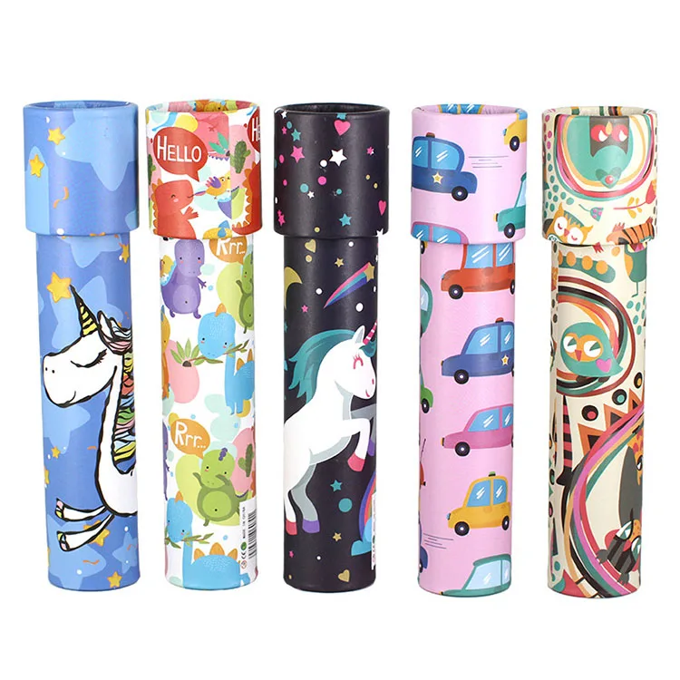 Образовательный развлекательный магический калейдоскоп на заказ для детей, рождественский подарок, уличная игрушка, калейдоскоп