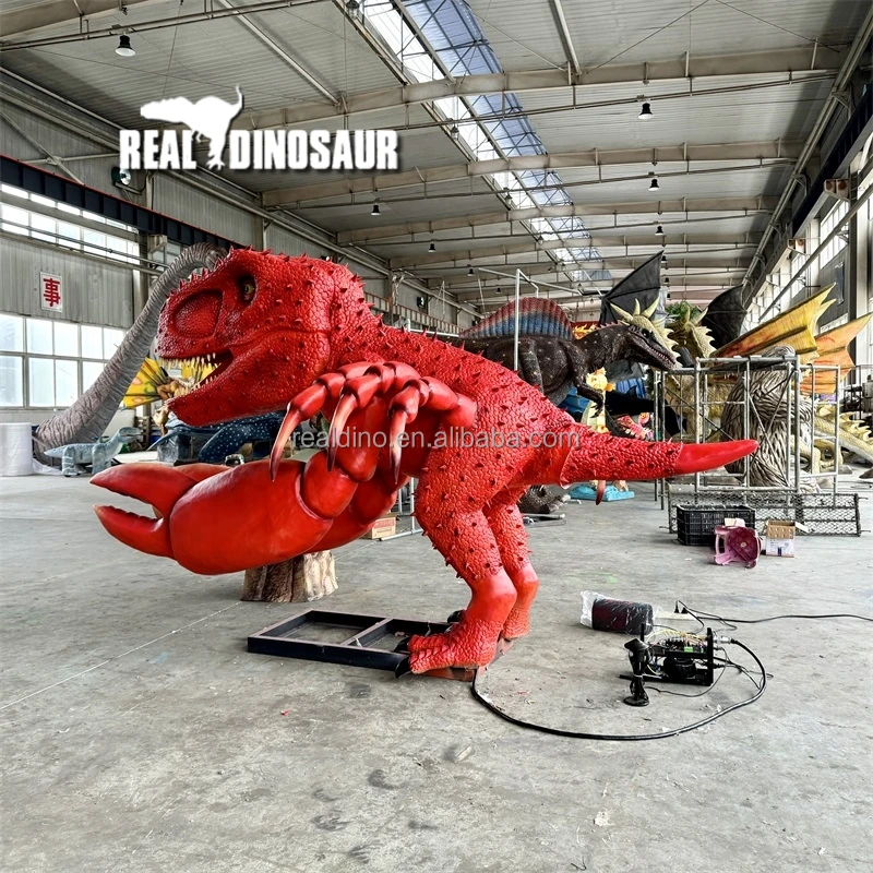 Jurassic Dinosaur Park Mechanical Animal Robot Realistic Artificial Dinosaur Model