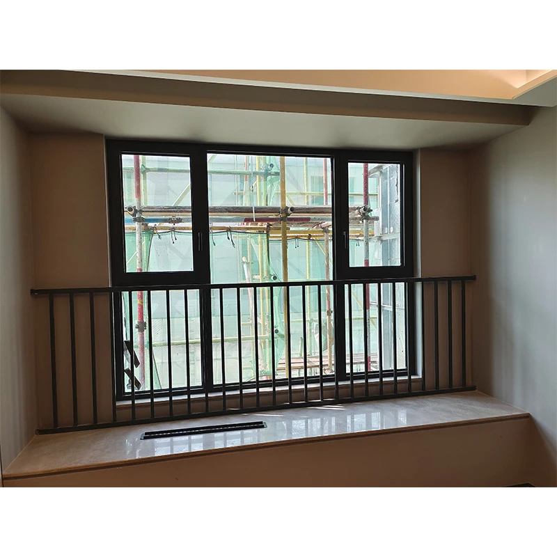 NAFS Standard Slim Frame Tilt Turn Windows Double Glass Wooden Steel Folding Hanging Thermal Break Aluminium Modern Swing Door
