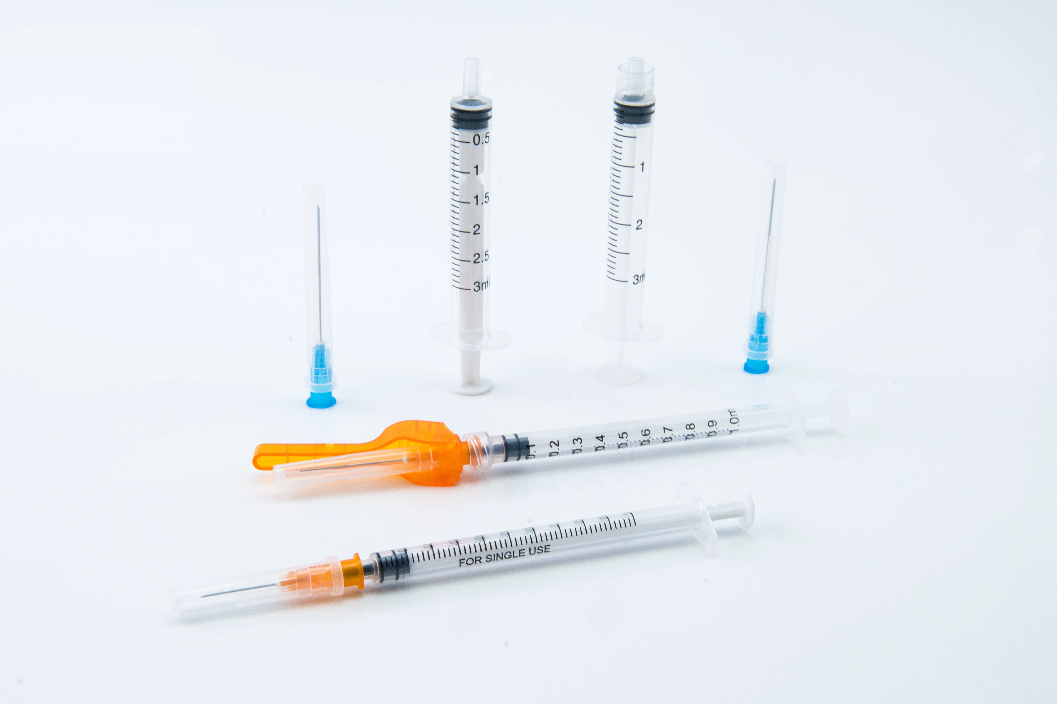 Wuzhou 16g 18g 19g 30g 29 Gauge Needle Disposable safety hypodermic needle/injection needle