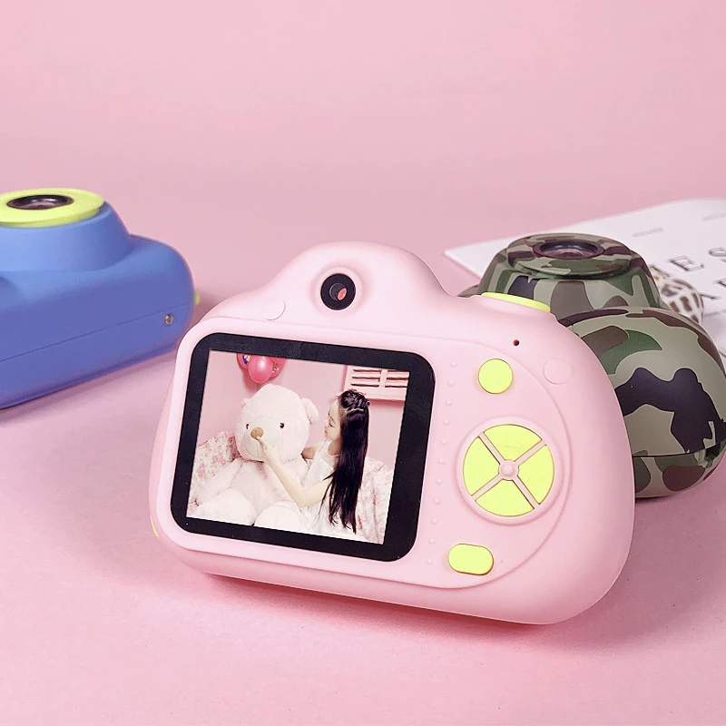 
Factory Hot Sales Shockproof Face Recognition Auto Focus Cartoon Kids Camera 