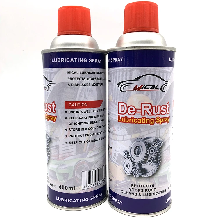 De-Rust Lubricating Oil Spray Rust Removing Anti-Rust Lubricant Grease 400ml OEM Available from Factory