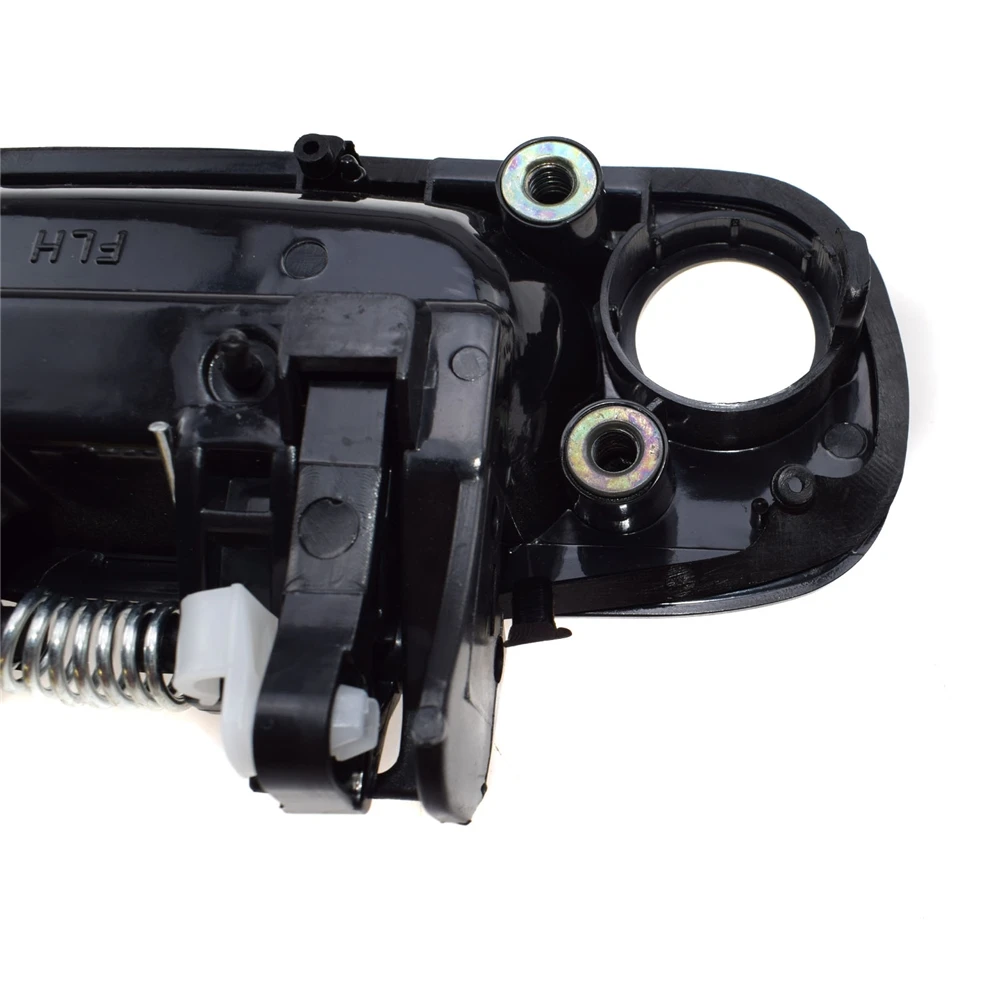 Левая передняя черная внешняя дверная ручка для 1998-02 Toyota Corolla 6921002040,69210-02040,77563