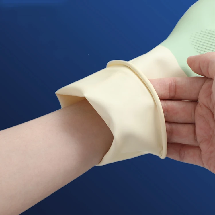 Kitchen Household Working Red White Latex Rubber Dish Washing Gloves Gardening Cleaning Work Hotel Rubber Gloves