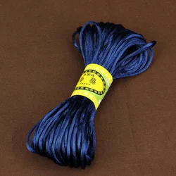 OXGIFT Wholesale multiple colors polyester nylon braided packaging rope 20 meters a bundle