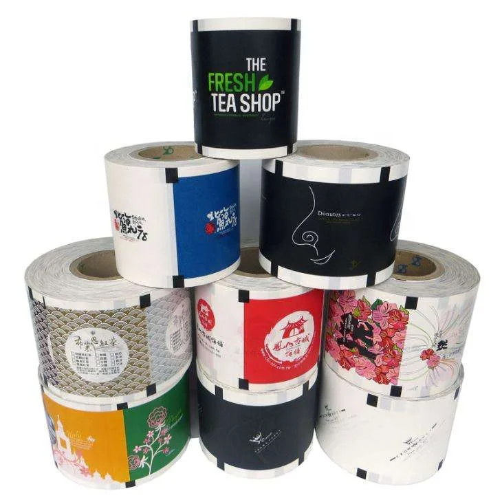 Food Grade Custom Print Small Sugar Stick Pack Rollstock Food Bopp Packing Flow Wrap Film Rolls Liquid Packaging