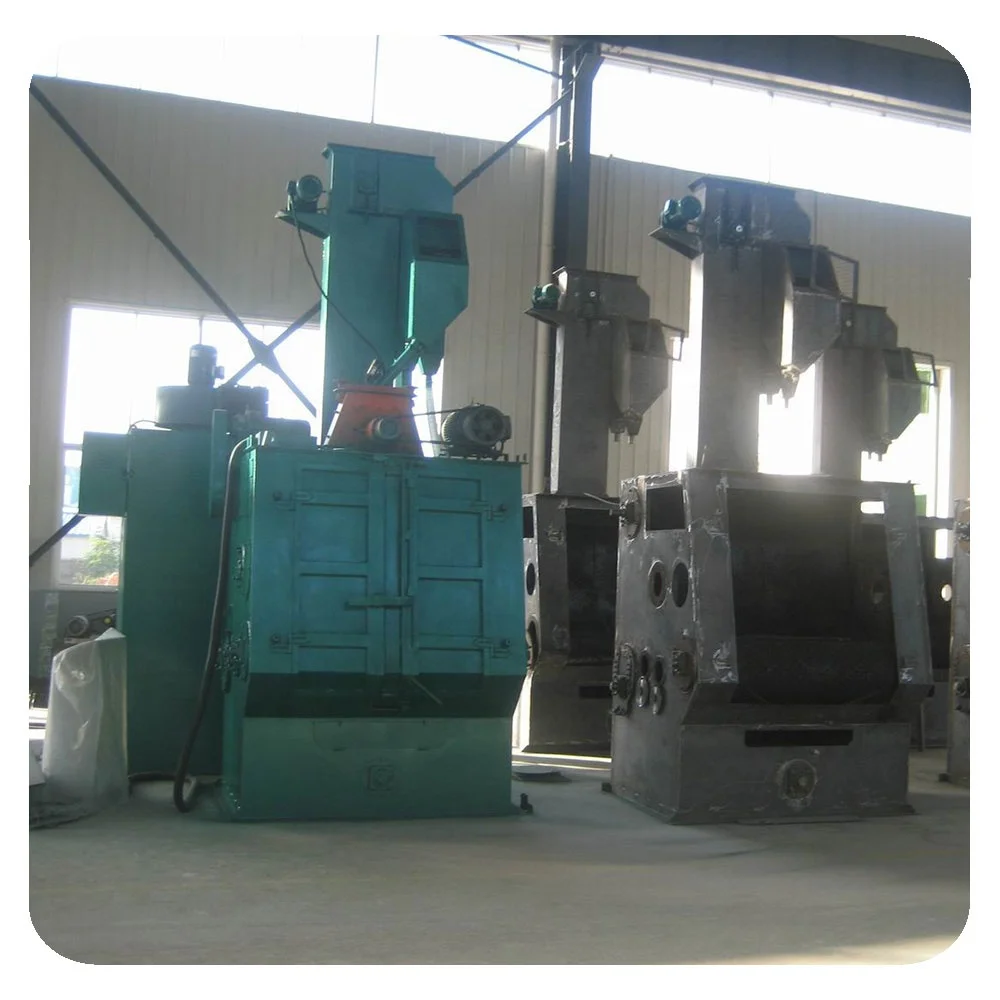 Q3210 small tumble shot blasting machine for rust removal