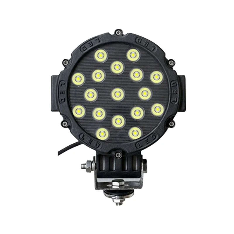 
Wholesale waterproof IP67 round 12v 6.3inch 51w led spot work lights truck for car vehicles 