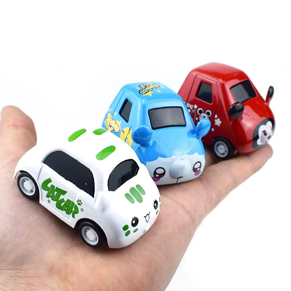 Мини забавная Милая мультяшная маленькая модель автомобиля из сплава LGW129, рекламные игрушки для детских подарков