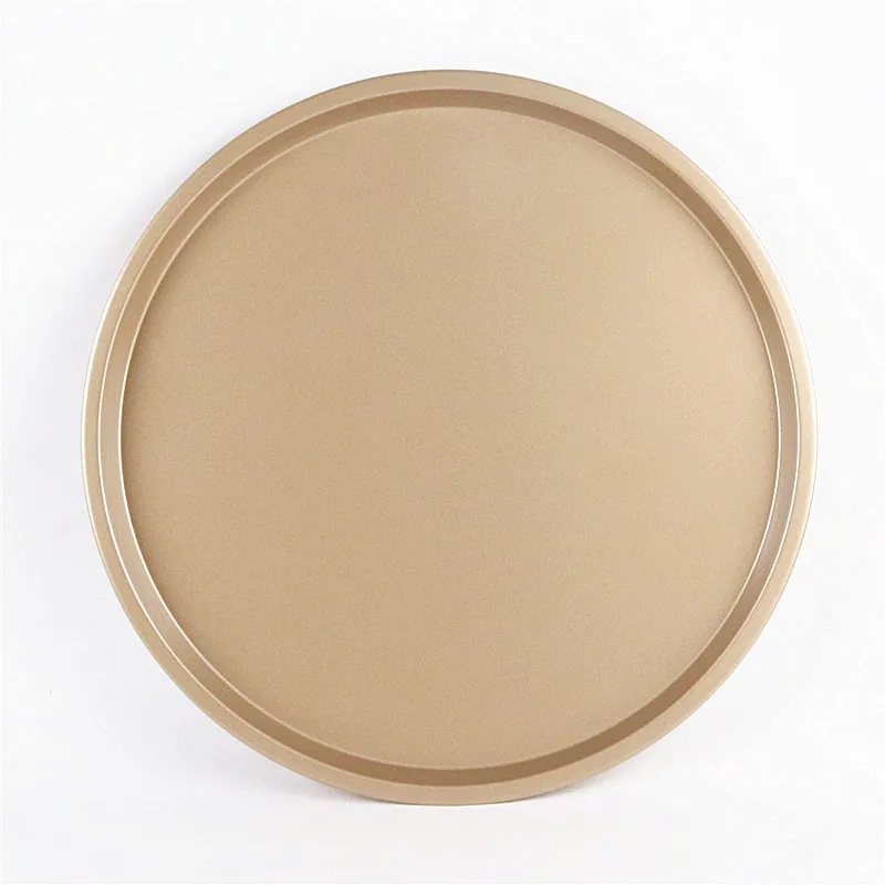 Wholesale Baking Dishes  Bakeware 0.4mm Carbon Steel Round  Pizza Baking Pan Non Stick Tray For Oven Pan Pizza Nonstick Coating