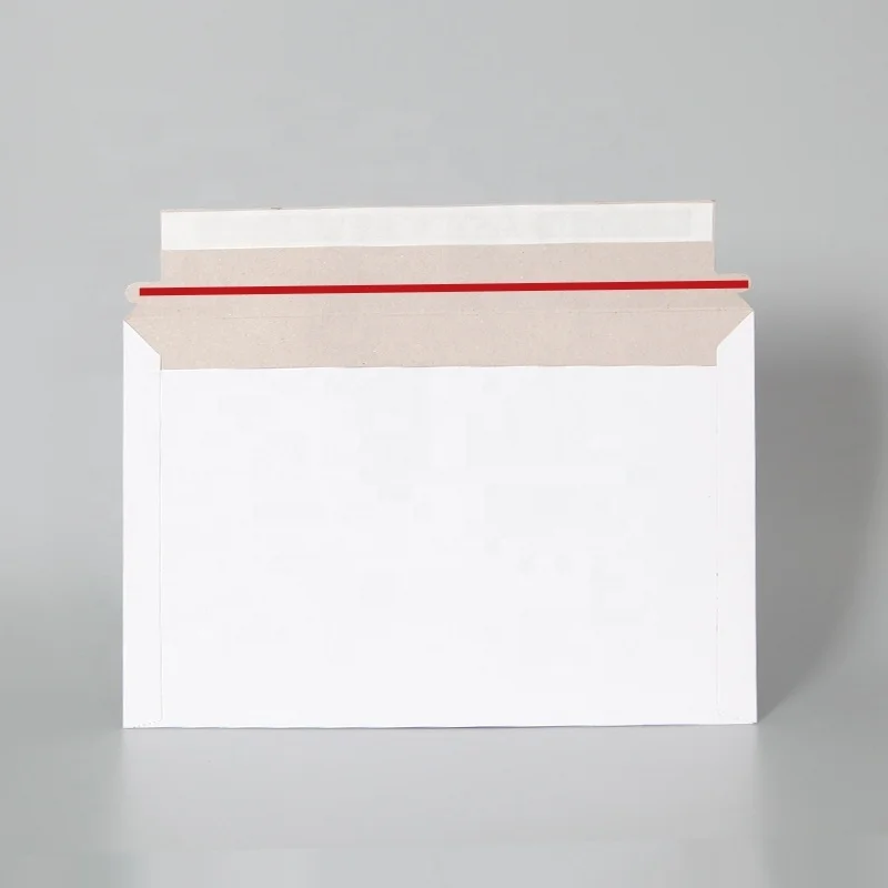 High Quality 300g white  332*240+55 mm document paper envelopes of packaging