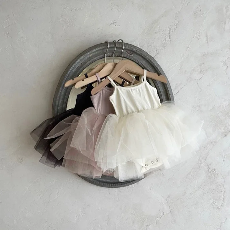 Wholesale custom dance skirt female baby ballet skirt thin style girls triangle climbing clothes bag fart dress gauze skirt