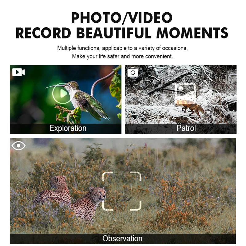 Ten Rings NV500 Outdoor 1080P telescope night vision scope Monocular for adults wildlife low light night camera hunting