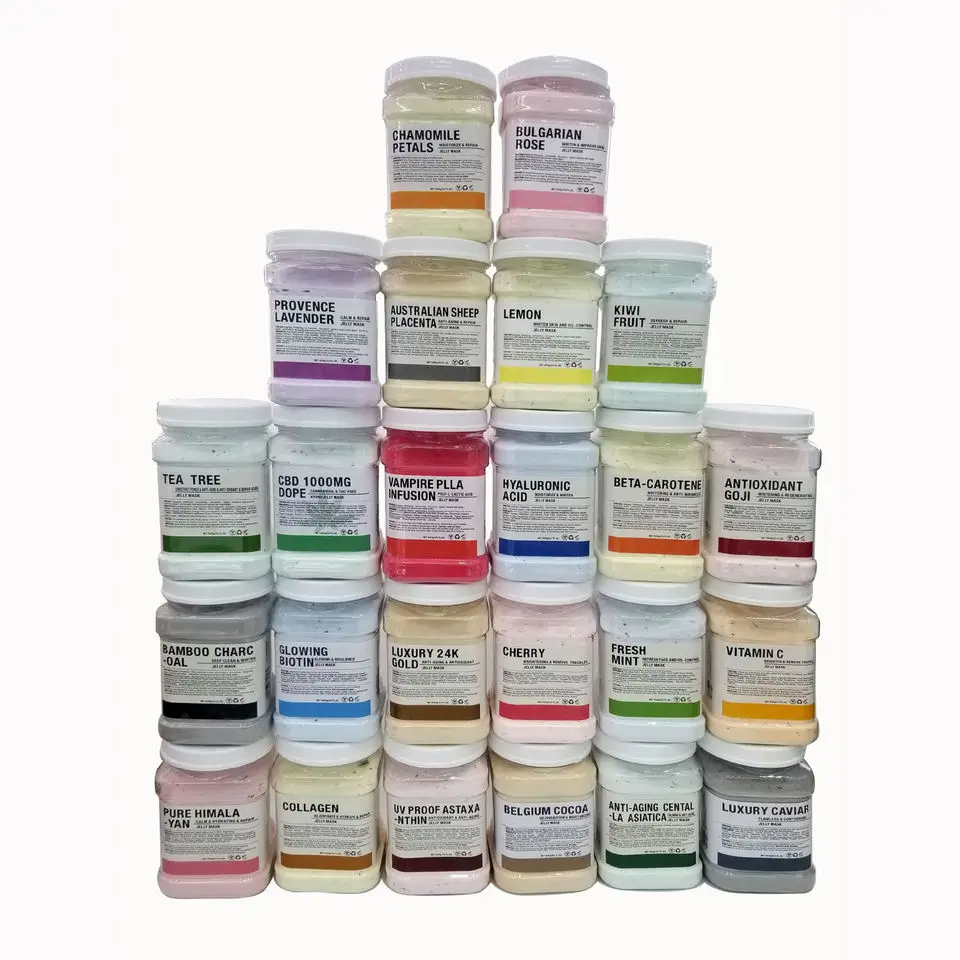 watermelon jelly nourishing mask hydroplastic masks strawberry jelly mask hyaluronic acid powder