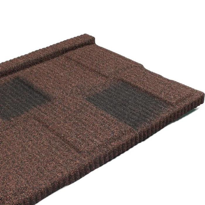 Водонепроницаемые сборные дома кровельный лист низкая цена алюминиевая цинковая черепица цветная металлическая изогнутая с каменным покрытием натуральный камень