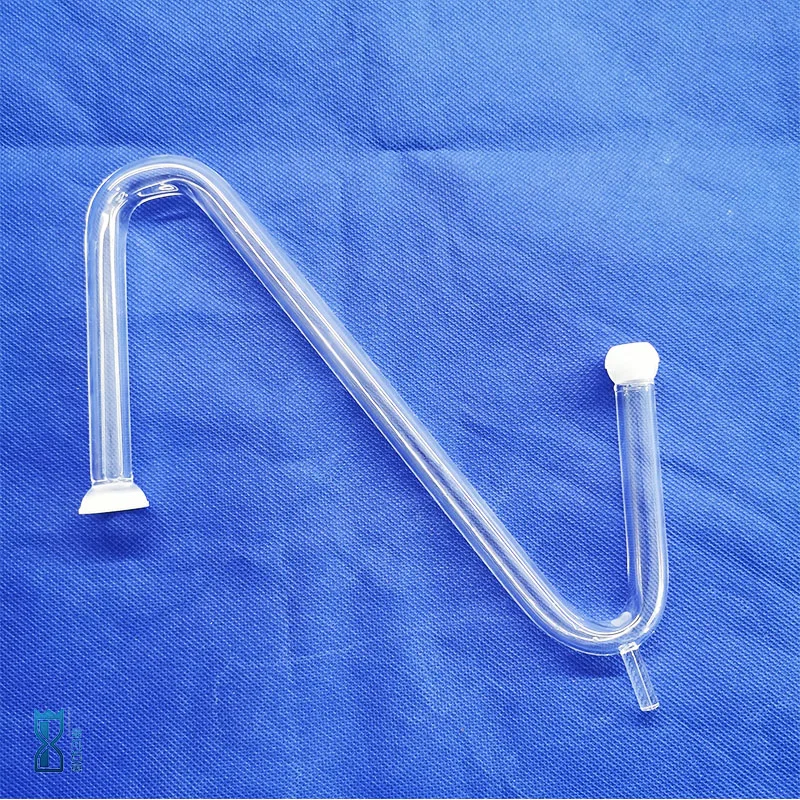 quartz manufacture supply clear u bend quartz glass tube or quartz glass pipe