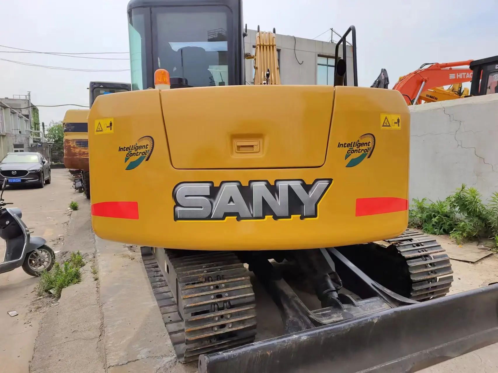 Используется дешевые 7 5 t мини sany sy75c экскаватор для продажи