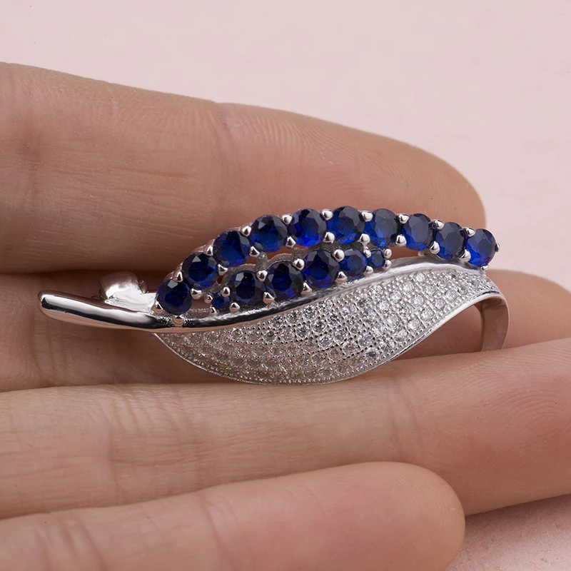 Высокое качество 925 серебряные ювелирные броши на заказ металлический жемчуг горный хрусталь булавка брошь для женщин