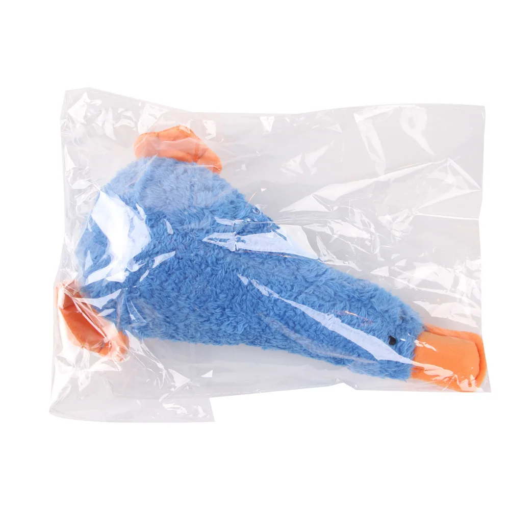 Songshan Toys Funny Cute Custom Plush Animal Duck Interactive Chew Soft Plush Stuffed Duck Dog Toy Pet Squeaky Toys Manufacturer