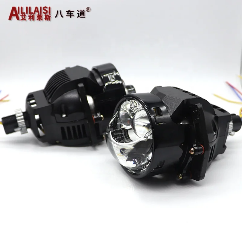Factory sale Car 3.0Inch Headlight Led Projector Bifocal Lens Double Laser design High Power Non-destructive Retrofit Upgrade