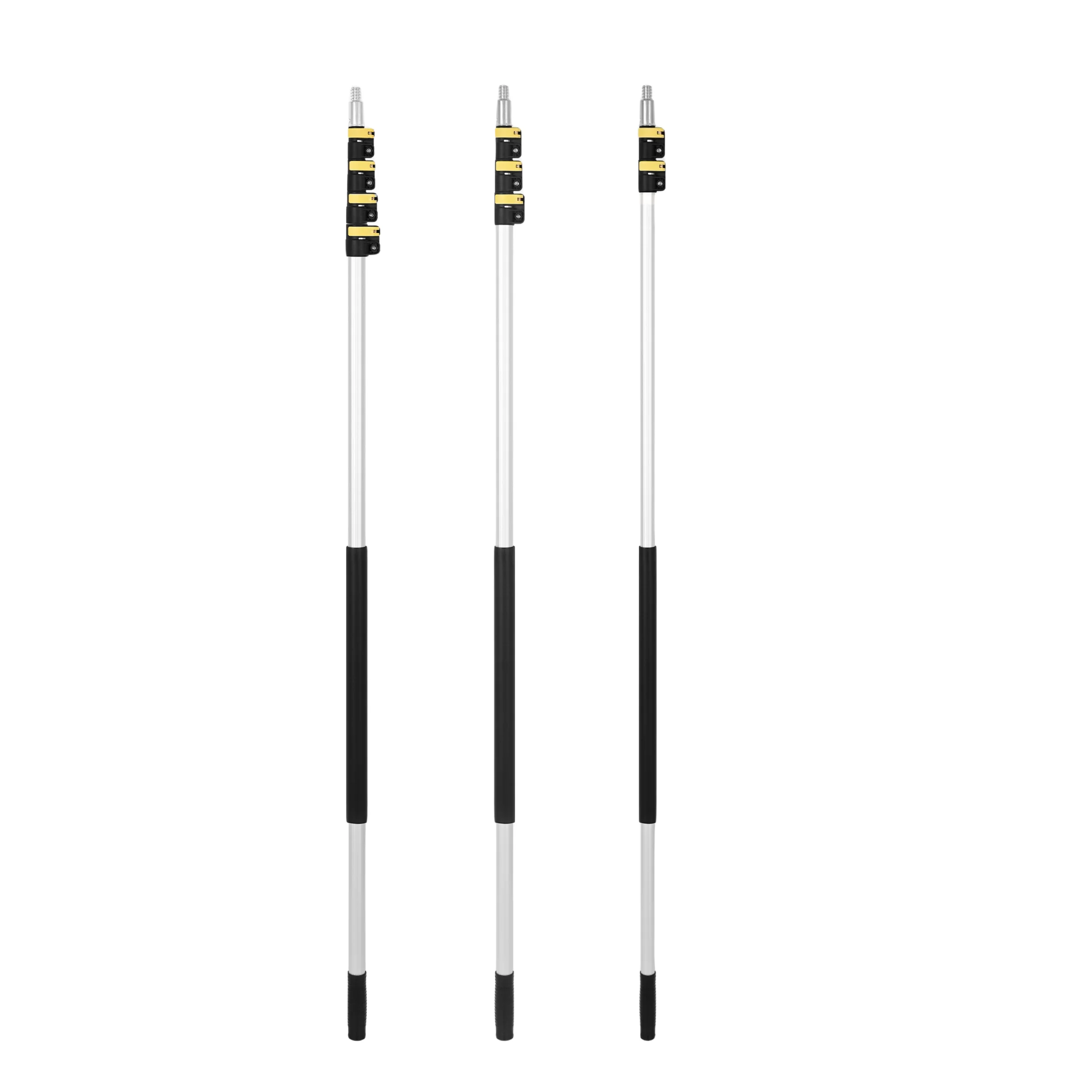 Eco-Friendly Flip Cam Locking Window Cleaning Telescopic Stick paint roller extension pole