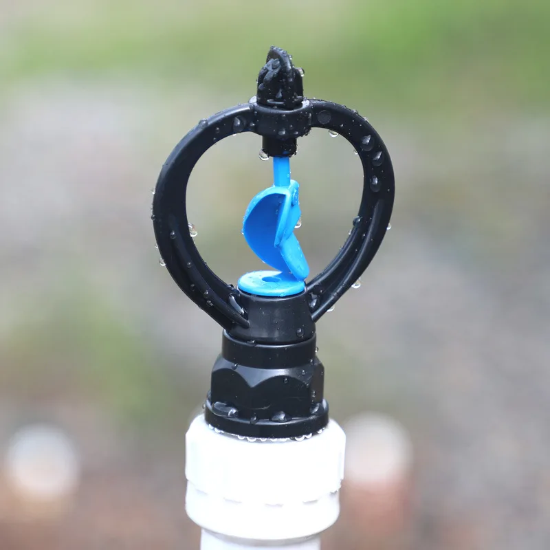 Garden Sprinkler 360 Garden Rotating Nozzle Butterfly Sprinkler Adjustable, Rotating, Pulsating Head for Lawn Irrigation