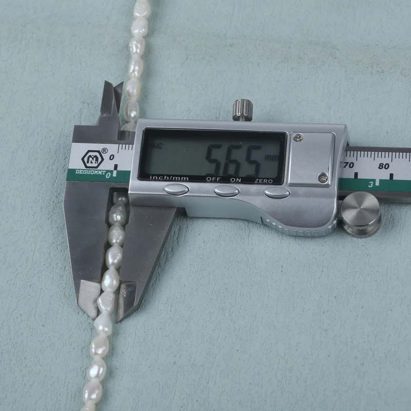 Wholesale 3-6mm Natural White Baroque Freshwater Pearl Beads For Jewelry Making