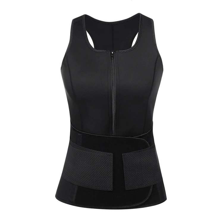 Neoprene Sauna Vest Body Shaper Slimming Waist Trainer Shapers Tops Workout Shapewear Adjustable Sweat Belt