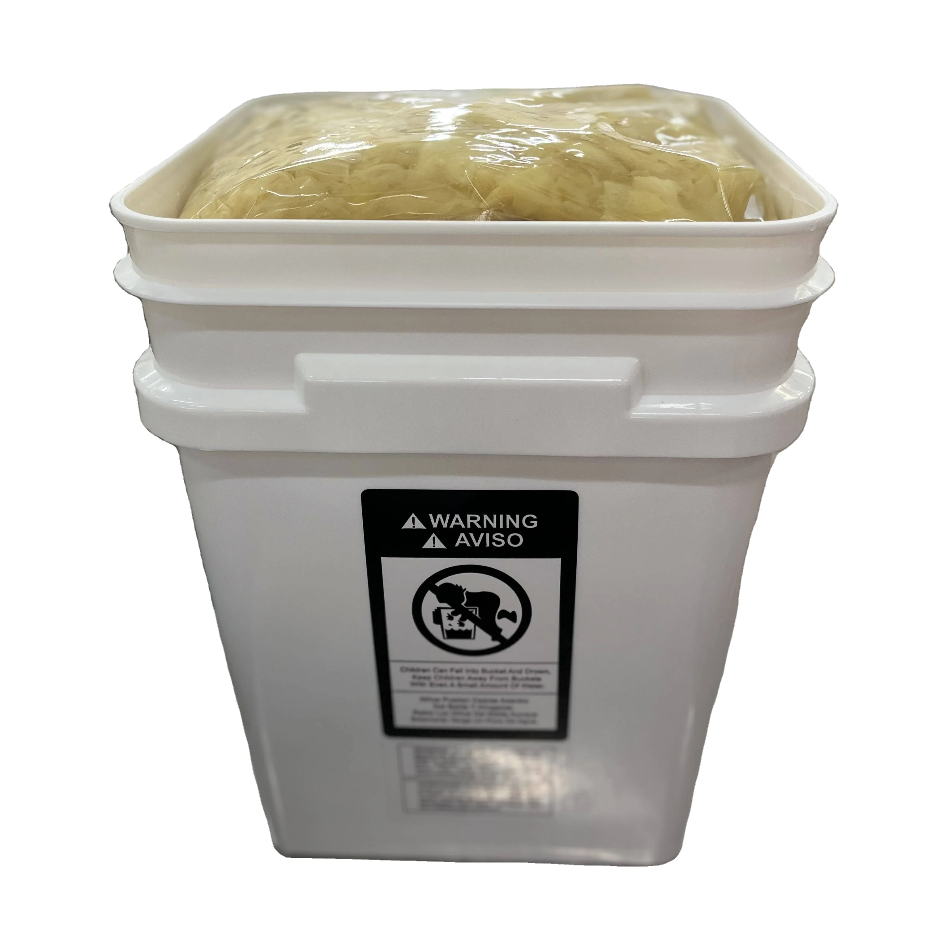 20 LBS Fuwei Food Japanese Healthy Sliced White Pickled Sushi Ginger Preserved Ginger For Sushi