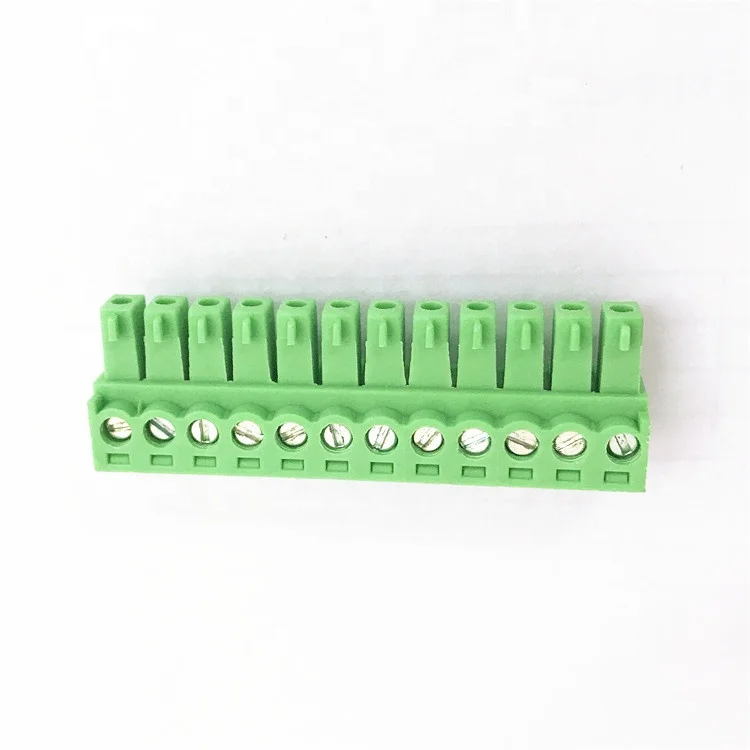 Зеленая Подключаемая Клеммная колодка (2erjk-3. 81) 3,81 мм Шаг 14 контактов мама