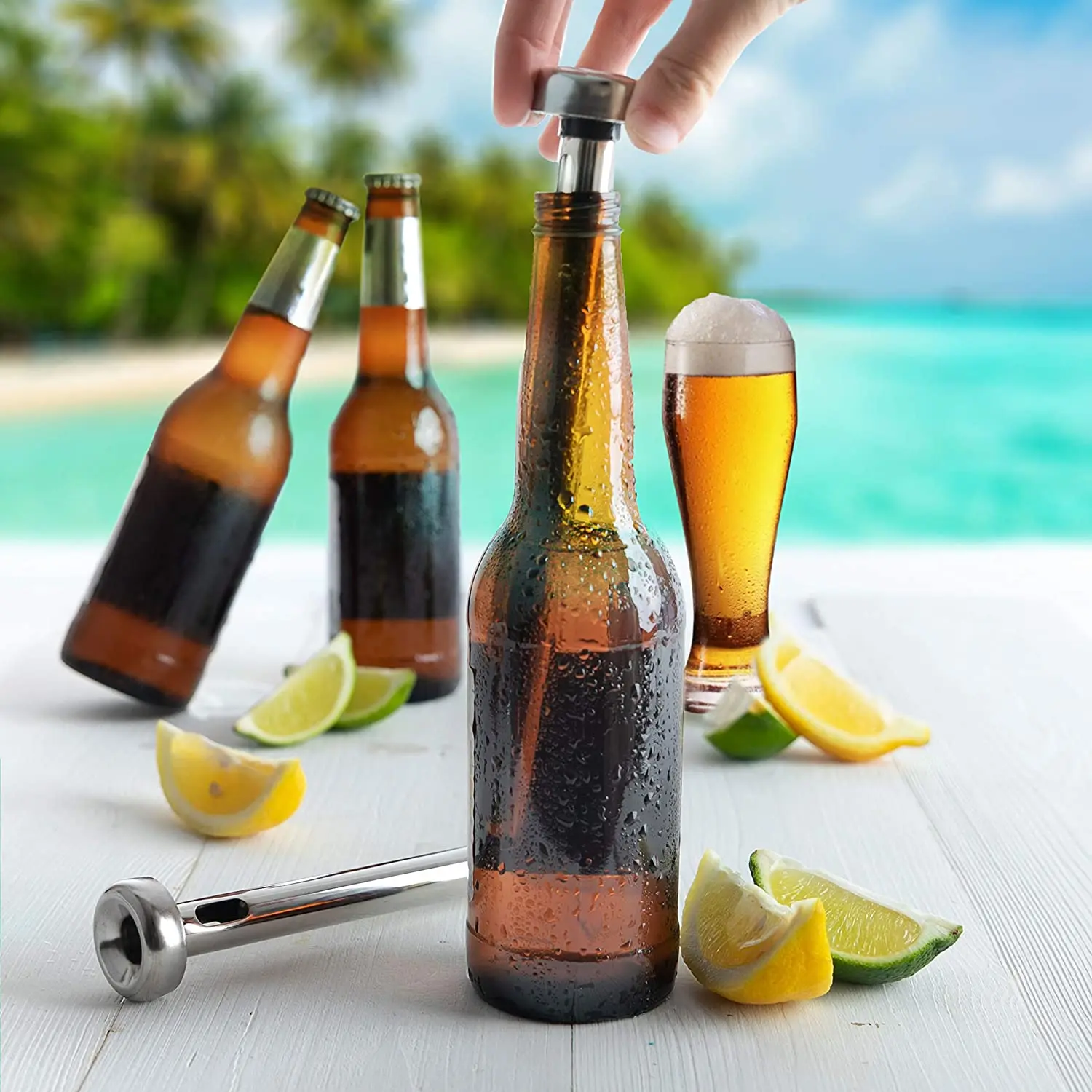 2022 Amazon seller 304 Stainless steel beer chiller stick with standard color box