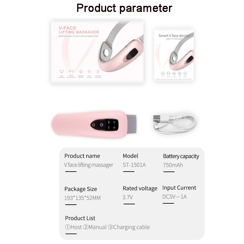 Hot Selling EMS Face Lifting Massager Beauty & Personal Care Tool for Effective Face Massaging