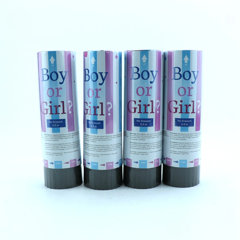 BSCI Custom Pink and Blue Gender Reveal Confetti  Spring Party Popper