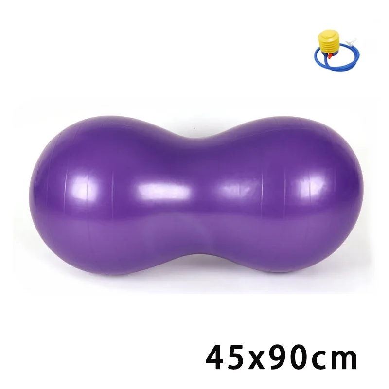 2022 Hot Selling Fitness Balance Trainer Custom Oval Balls Pilates Yoga Ball