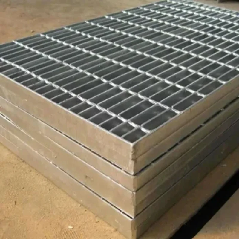 High Quality Anti-slip Serrated Drainage Covers 32*5mm Metal Building Construction Materials Steel Grating