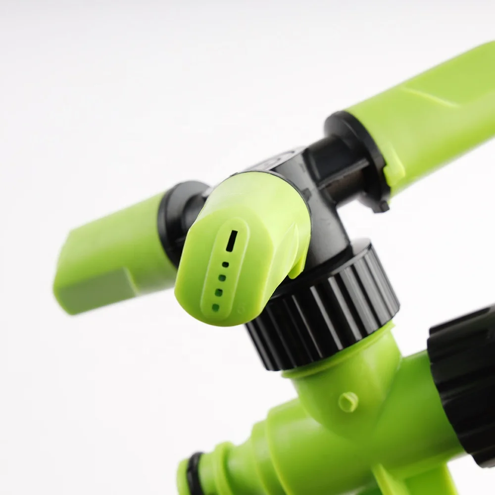 JS-2236 adjustable 3 arms plastic spike garden nozzle lawn traveling sprinklers