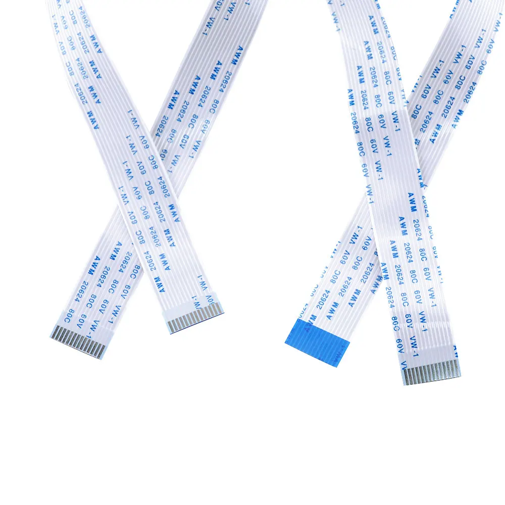 14P Line length 6CM-40CM 10CM 15CM 20CM 25CM Flat Flexible Cable FFC FPC LCD Cable AWM 20624 80C 60V VW-1 Pitch 0.5 1.0MM