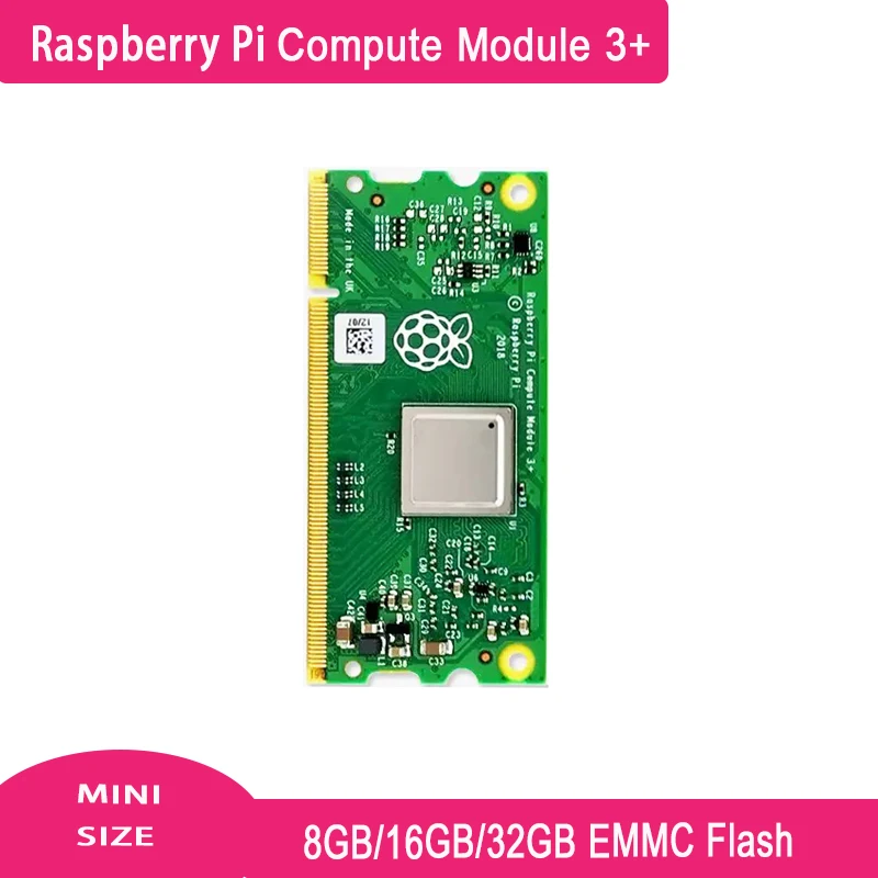 
Original Raspberry Pi Compute Module 3 +8GB with eMMC 8GB Flash CM3+/8GB CM3+/16GB CM3+/32GB Raspberry Pi 