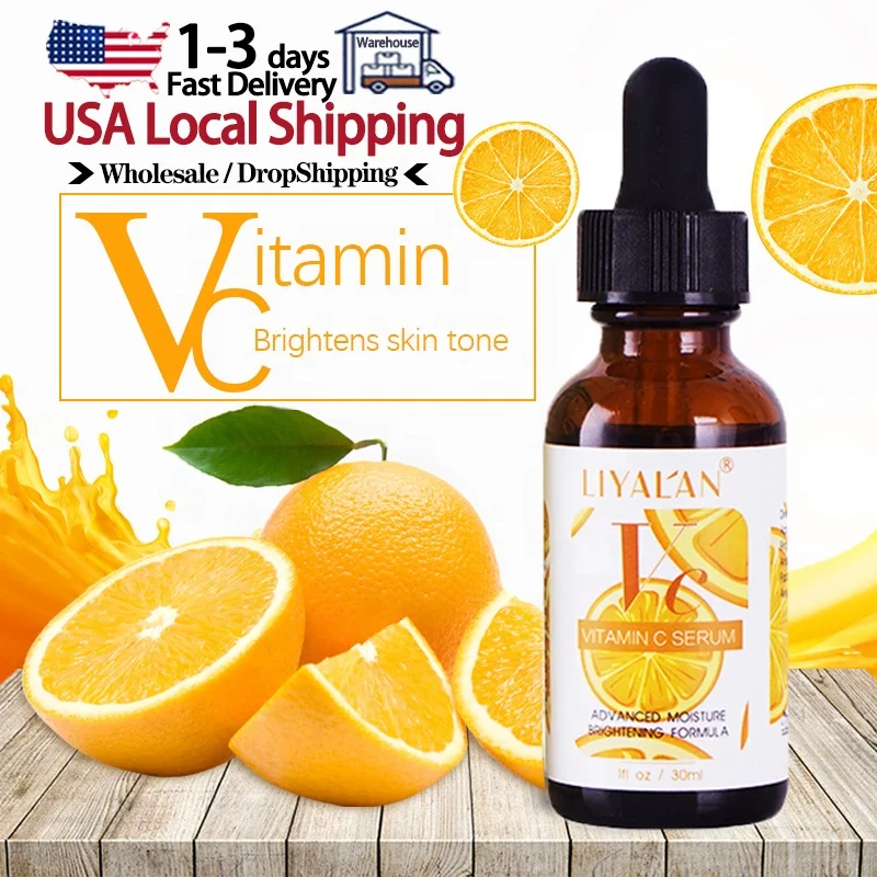 Skincare 100% Pure Skin Care VC Facial Serum Natural Vitamina C Collagen Anti Aging Vitamin C Face Serum